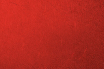 赤色の和紙の背景　Red Japanese Paper Texture Background