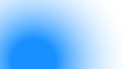 Abstract blue gradient element with transparent background