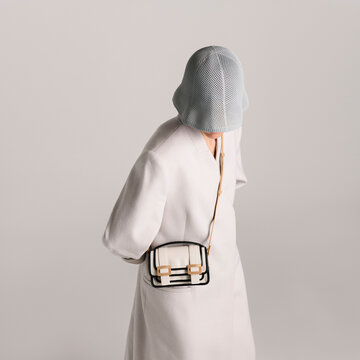 Stylish Composition of Contemporary Fashion and Unique Accessori