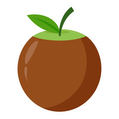 vector illustration of an  fruit