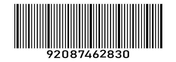 Barcode vector icon. Bar code black icon. tag for products, bar code icon .