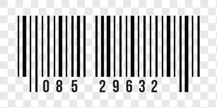 Barcode icon  . Barcode vector icon with numbers. Trendy bar code for web icon.