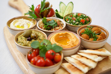 bruschetta with tomato and basil