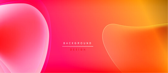 Abstract gradient background. Vivid pinks, oranges blend smoothly. Modern design element for digital projects. Minimalist aesthetic.