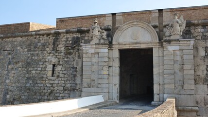 Historic Castell de Sant Ferran fortress in Figueres, Catalonia