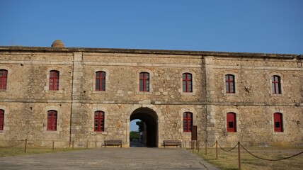 Historic Castell de Sant Ferran fortress in Figueres, Catalonia