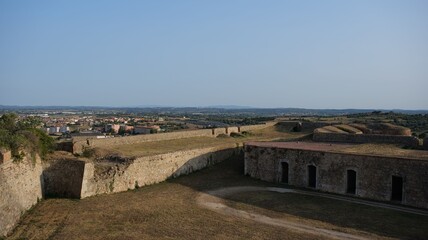 Historic Castell de Sant Ferran fortress in Figueres, Catalonia