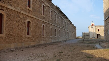 Historic Castell de Sant Ferran fortress in Figueres, Catalonia