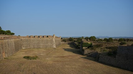 Historic Castell de Sant Ferran fortress in Figueres, Catalonia