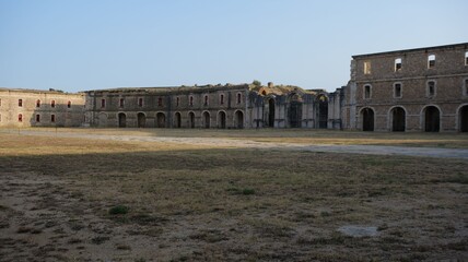 Historic Castell de Sant Ferran fortress in Figueres, Catalonia