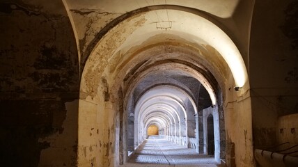 Historic Castell de Sant Ferran fortress in Figueres, Catalonia
