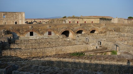 Historic Castell de Sant Ferran fortress in Figueres, Catalonia