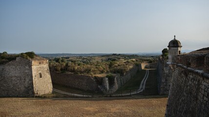 Historic Castell de Sant Ferran fortress in Figueres, Catalonia
