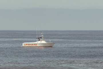Naklejka premium Lifeguard Boat