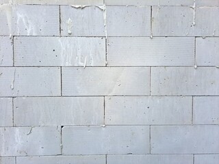 background texture of white Lightweight Concrete block