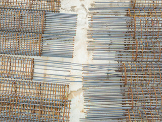 Steel Rebar Cage for Concrete Column Reinforcement