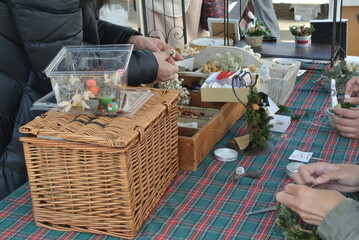 Christmas wreath making workshop