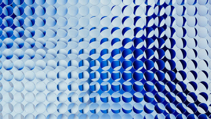 Vibrant abstract background with dynamic 3D shapes