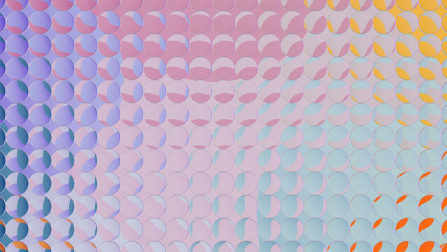 Vibrant abstract background with dynamic 3D shapes