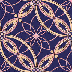 Opulent kaleidoscopic abstract