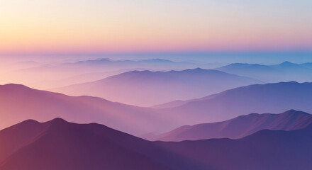 Beautiful landscape mountain range scenery with pink and purple sky nature photography wallpaper hd desktop