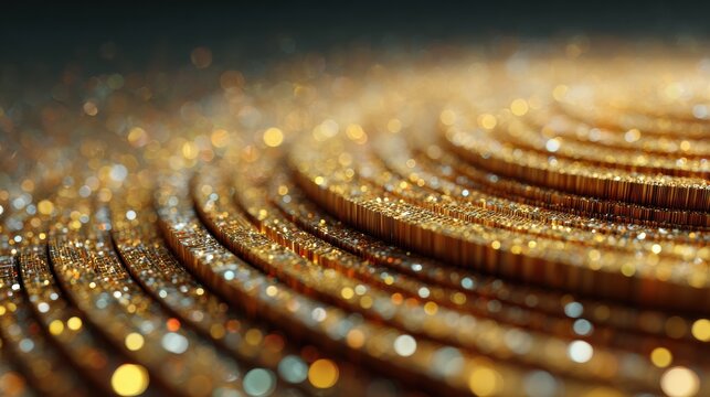 Premium modern bitcoin cryptocurrency gold texture with abstract geometric grid pattern for authentic tech marketing and social media campaigns