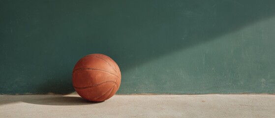 Modern Basketball Game Announcement with Face Mask on Chalkboard Premium Health Safety Sports Content for Campaigns and Social Media Marketing