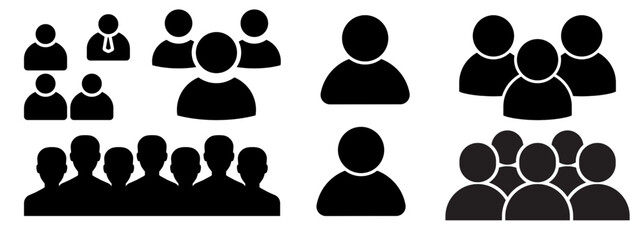 Members Icon Vector Design for Team, Community, and Group Representation