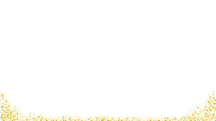 gold glitters frame border,