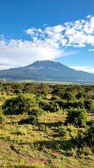 Fototapeta premium Volcanic mountain landscape