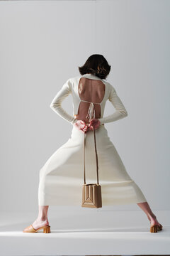 Elegant Backless Fashion With Accessories and Unique Modern Styl