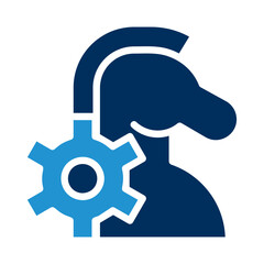 Strategic Blue Color Icon