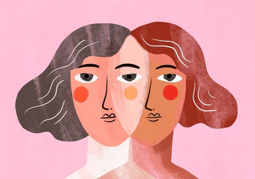 split female portrait