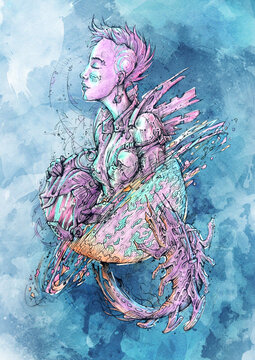 Outer space traveller