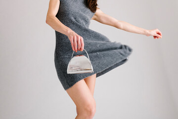 Graceful Movement Depicting Elegance With Accessories and Fashio