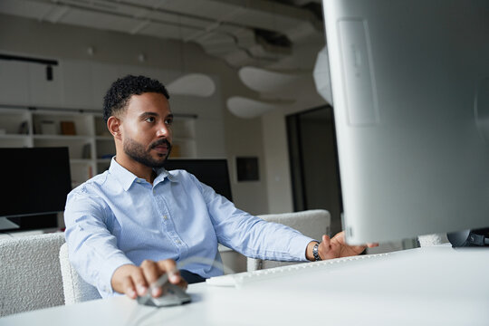 Big data analyst working