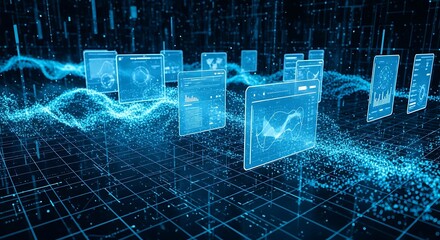 Digital data interfaces and visualizations in a connected network environment