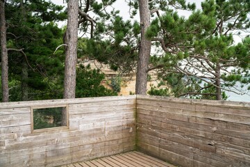Miners Castle Overlook Platform at Pictured Rocks
