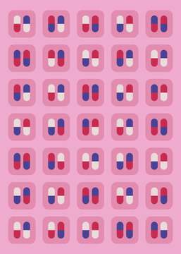 Filled pill box