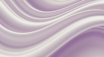 Obraz premium Elegant Lilac Silk Fabric Background with Flowing Waves.