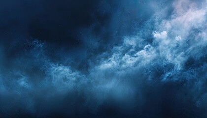 Obraz premium Night sky, dramatic clouds