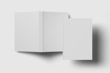 Blank Cover Books Mockup, for Magazine 