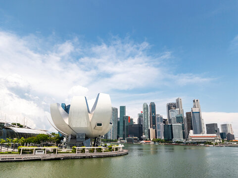 ArtScience Museum Singapore urban landscape