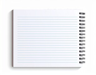 blank spiral notebook