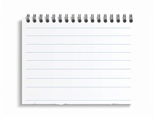 blank spiral notebook