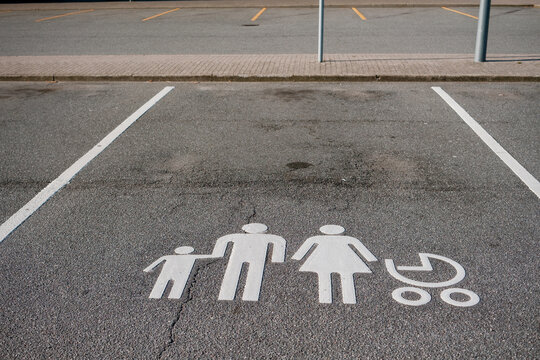 Family Parking Space Symbol