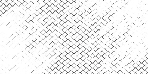 Steel wire chain link fence seamless pattern. Metal lattice with rhombus, diamond shape silhouette. Grid fence background. © Achmad Sukriyadi
