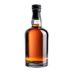 Whiskey bottle,whiskey bottle. Mockup ready, unbranded isolated on a white background