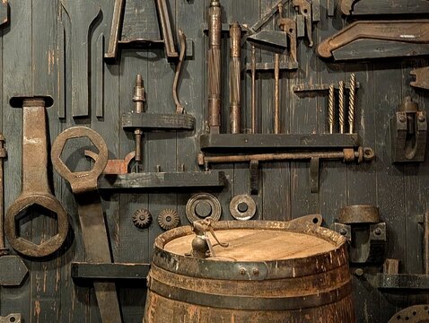 old rusty tools