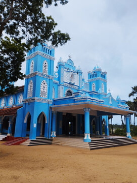 St.marry's church &ndash; Striking Blue Catholic Church kalpitiya  in Sri Lanka